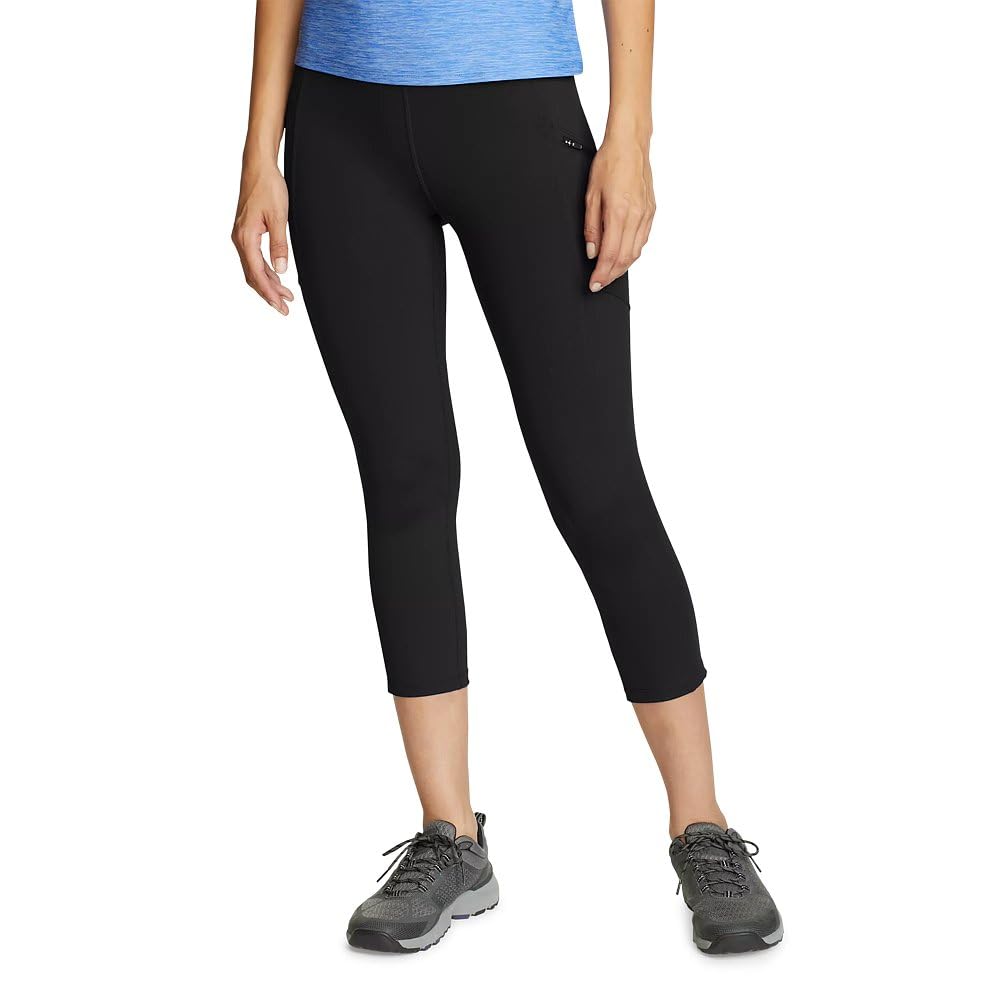 Eddie Bauer Women's Traverse Trail High-Rise Capri Pants - Hiking, Yoga & Outdoor Adventure Activewear for Women