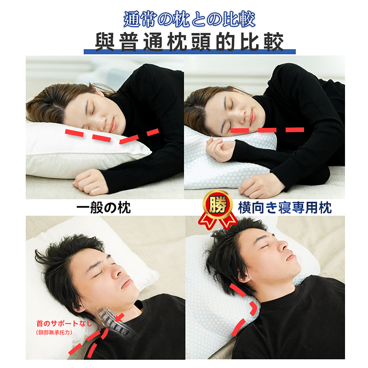 DEAR.MIN Upgraded Anti-Snoring Pillow for Better Sleep - Stop Snoring & Improve Sleep Quality for Side, Back & Stomach Sleepers