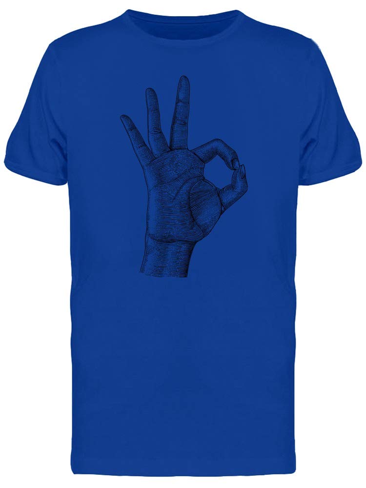 Men's Hand Gesture Graphic T-Shirt - Cool Casual Streetwear for Everyday Wear & Urban Fashion