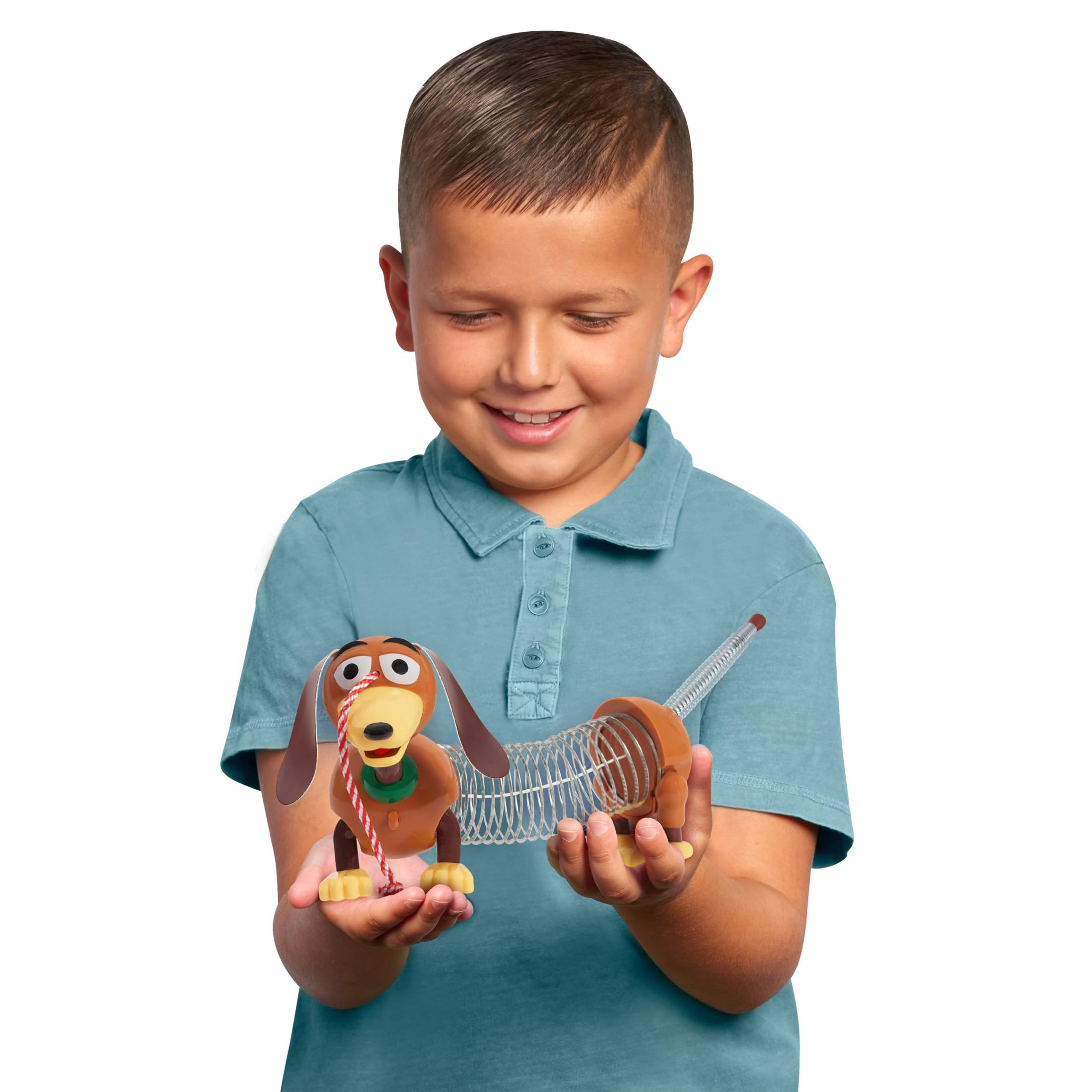 Disney Pixar Toy Story Slinky Dog Jr Pull Toy for Toddlers - Fun Interactive Toy for 3 Year Old Boys & Girls (18+ Months) | Great for Birthday Gifts, Preschool Playtime & Early Childhood Development