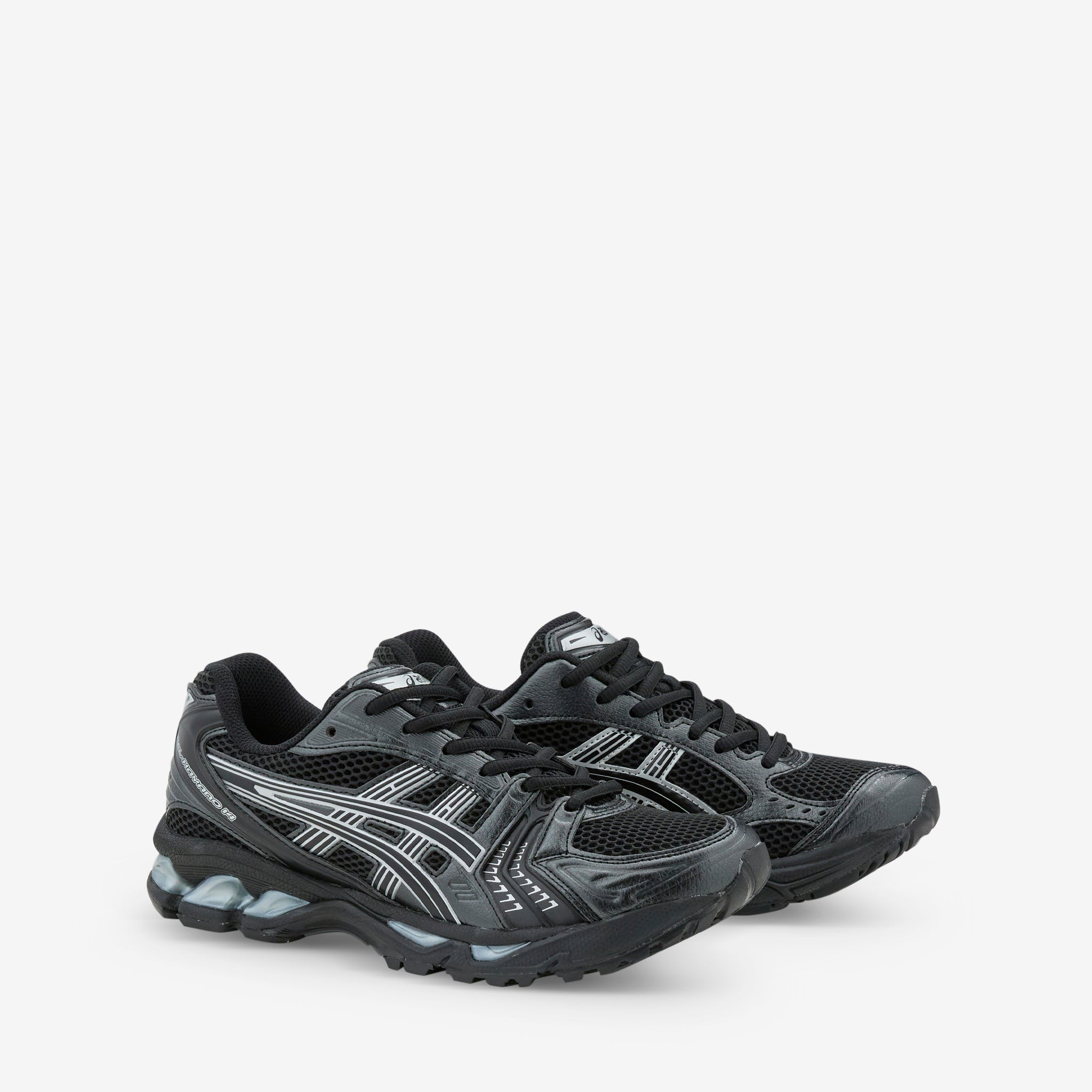 ASICS Gel Kayano 14 Running Shoes - Black & Pure Silver | Cushioned Stability Sneakers for Men & Women | Perfect for Jogging, Gym Workouts & Daily Wear