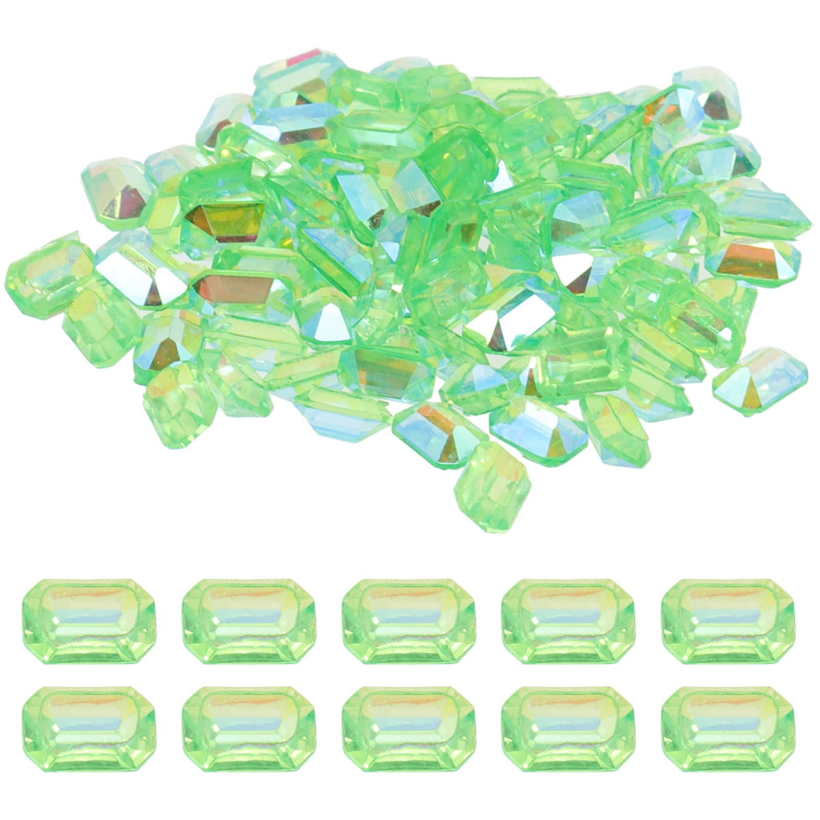2 Packs Nail Art Stickers - DIY Resin Rhinestone Gemstone Decals for Girls, Nail Decorations & Scrapbooking Accessories - Perfect for Manicures, Nail Extensions, and Craft Projects