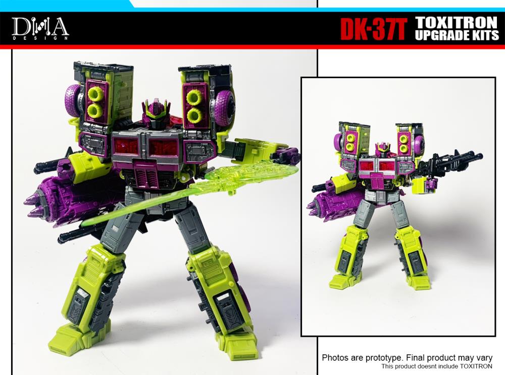 DNA Design DK 37T Upgrade Kit for Transformers Legacy Laser Toxitron - Enhance Your Collectible Figure with Premium Parts (Ideal for Display, Photography & Customization)