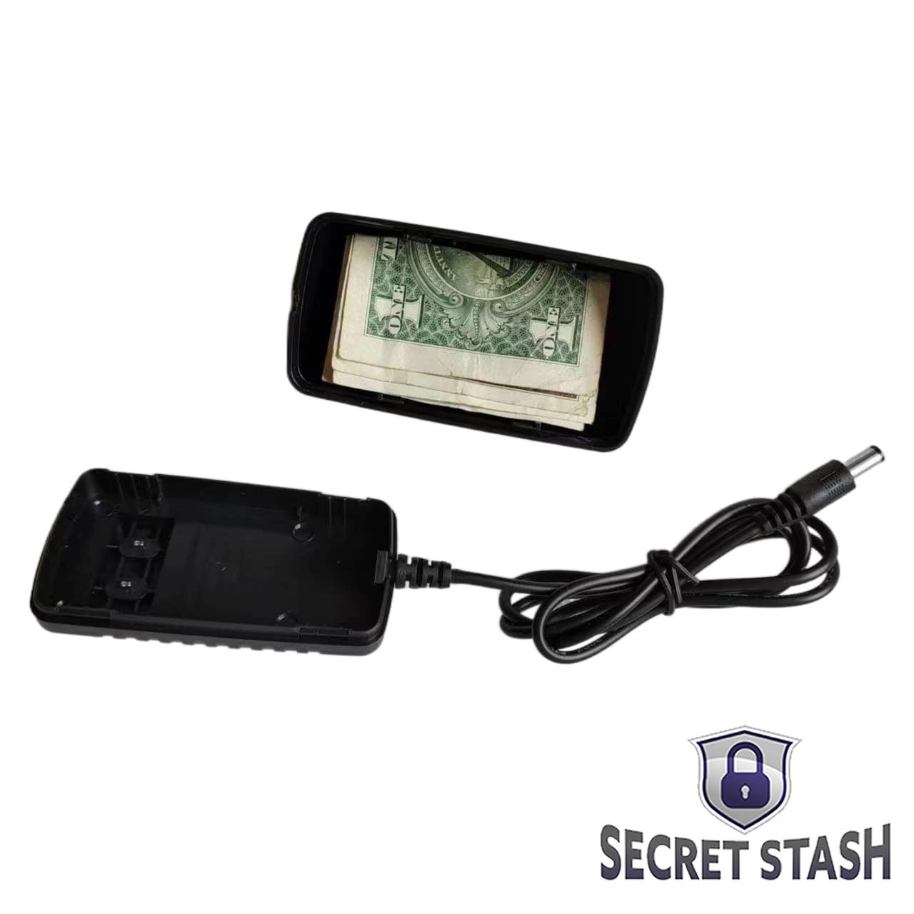 Secret Stash Charger Diversion Safe - Realistic Laptop Charger with Hidden Storage Compartment | Secure Cash, Jewelry & Valuables | Perfect for Travel, Home Security & Emergency Hideouts