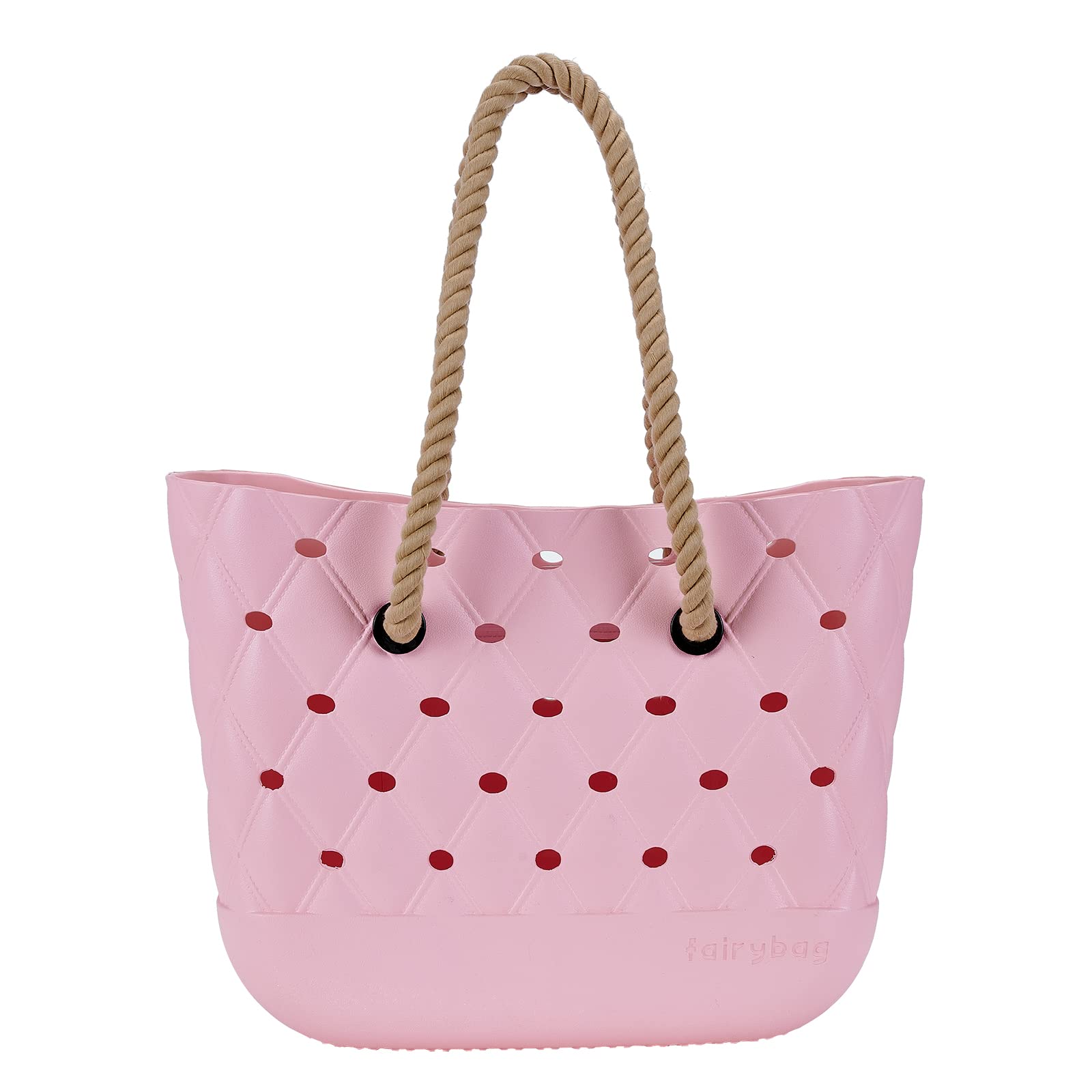 Waterproof Beach Tote Bag - Durable EVA Open Handbag for Swimming, Pool, Gym & Travel - Lightweight Washable Sports Bag with Drain Holes - Perfect for Beach Day, Boat Trips & Workout Essentials