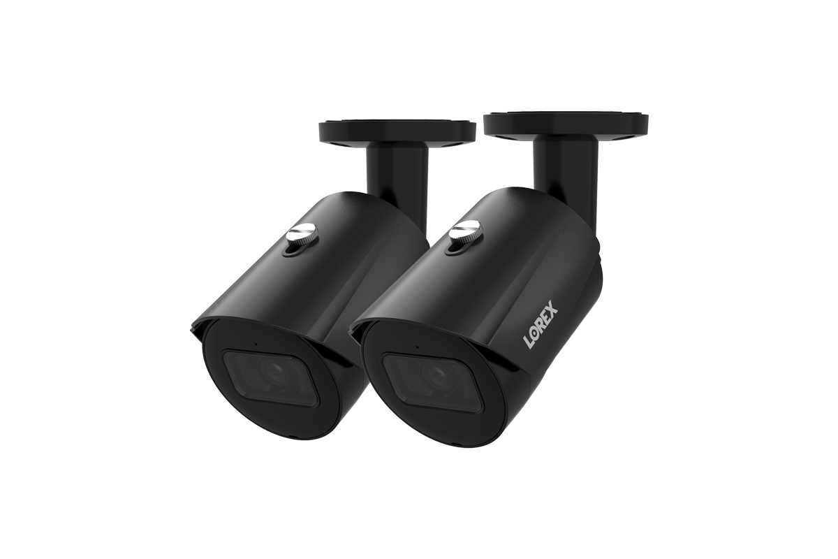 Lorex A14 IP Wired Bullet Security Camera with Audio & Smart Motion Detection - Outdoor Home Surveillance, Business Security Monitoring, Night Vision Protection