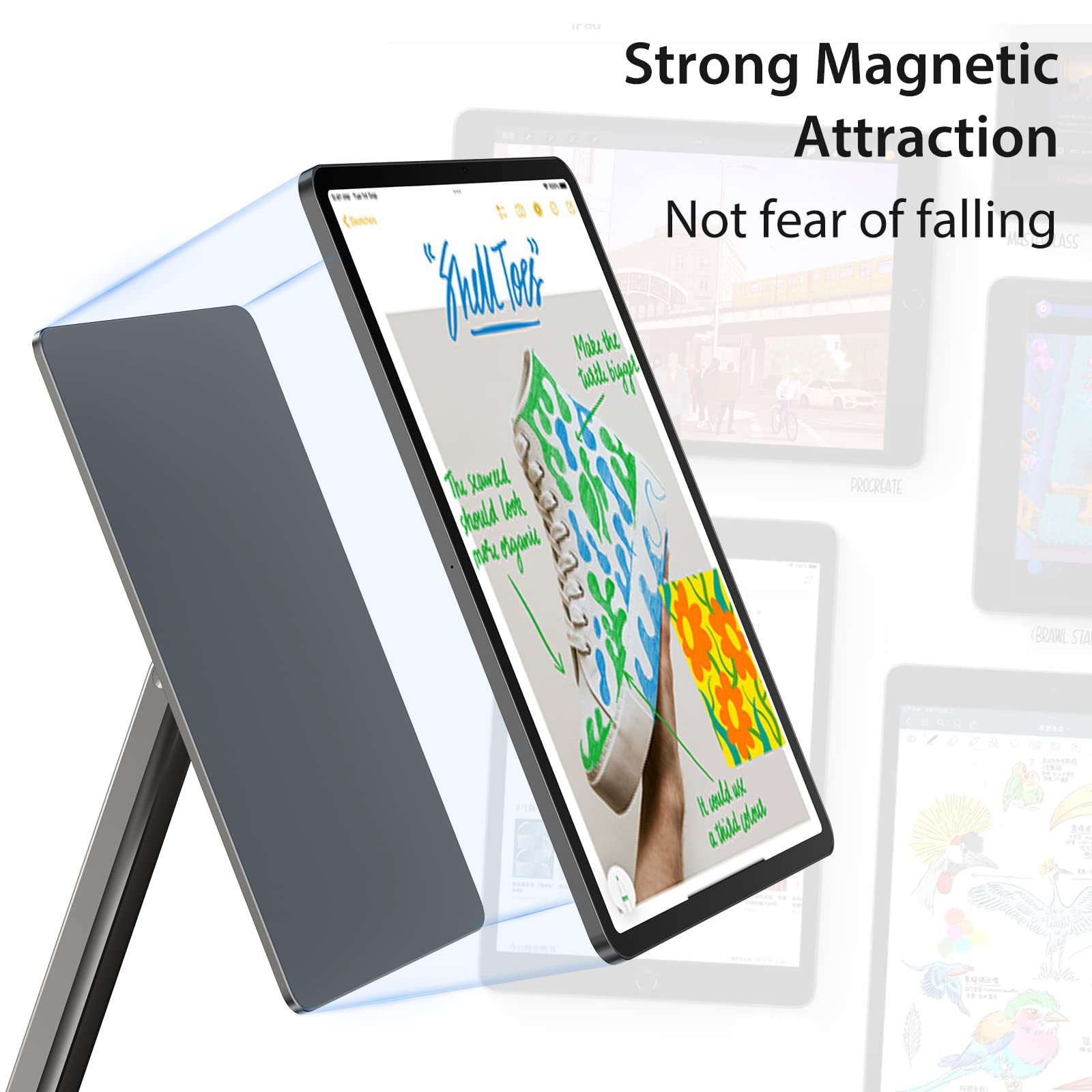 Magnetic Foldable Aluminum Alloy iPad Pro 13