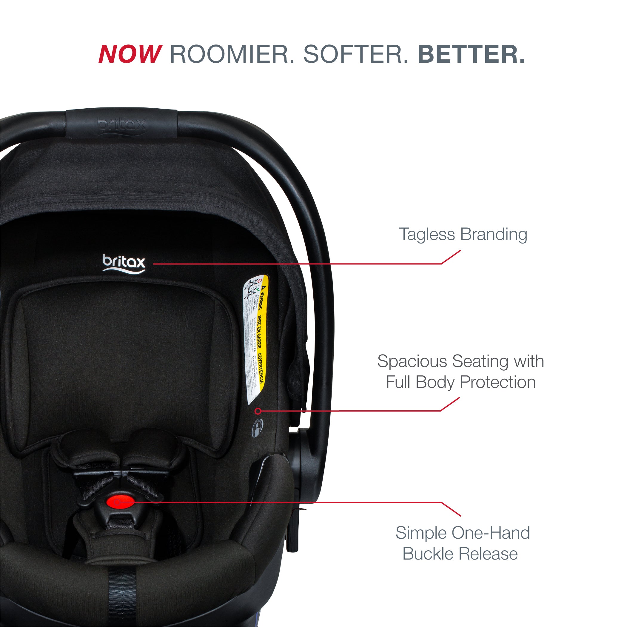 Britax B Safe Gen2 Infant Car Seat - Safe & Comfortable Baby Car Carrier for Newborns to 35 lbs | Perfect for Travel, Daily Commutes & Family Road Trips