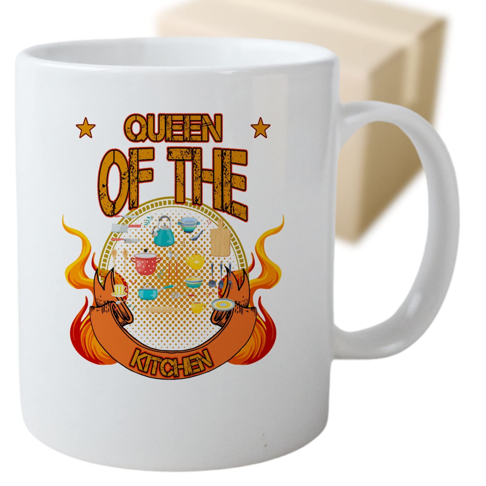 Funny Coffee Mug with Kitchen Sayings - Perfect for Home, Office & Gifts | 329200