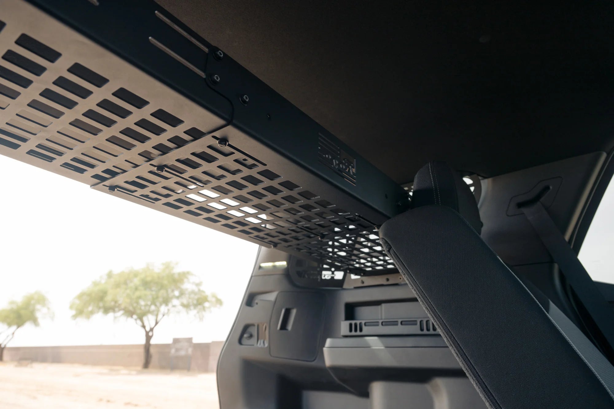 Rago Fabrication MOLLE Panel Storage Shelf for 2025+ Toyota 4Runner - Heavy Duty Vehicle Organizer for Off-Road Gear & Camping Equipment