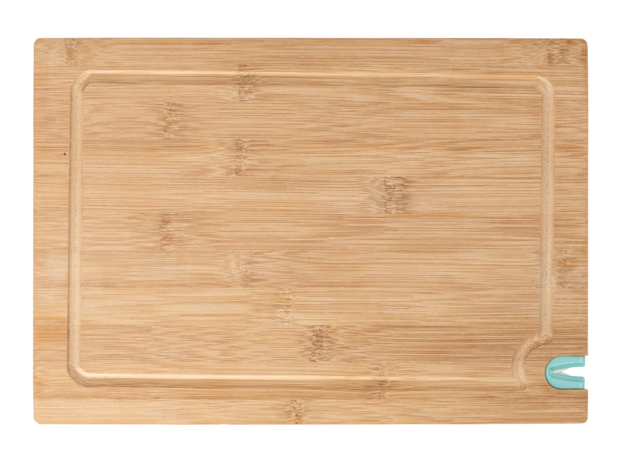 Bamboo Cutting Board with Built-in Knife Sharpener - 13