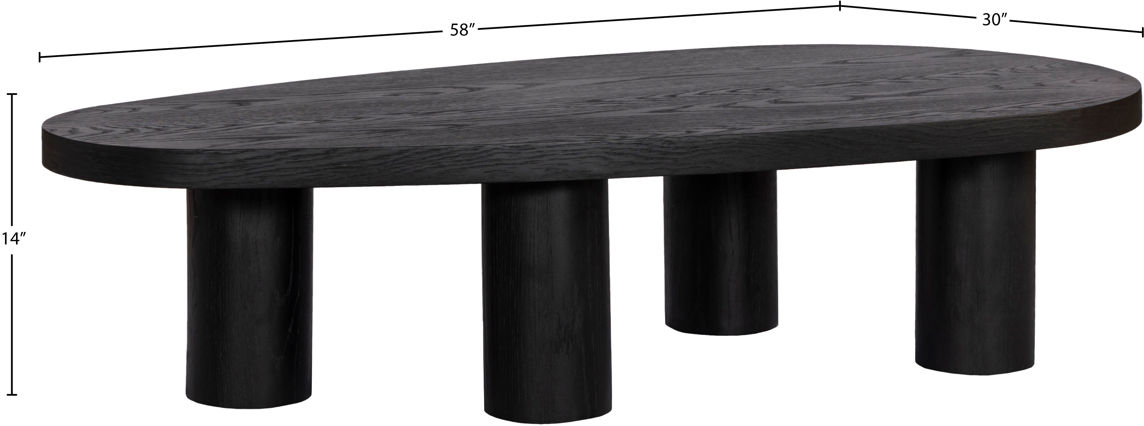 Beekman Modern Coffee Table - Solid Wood Living Room Furniture for Small Spaces | Perfect for Apartments, Condos & Cozy Homes