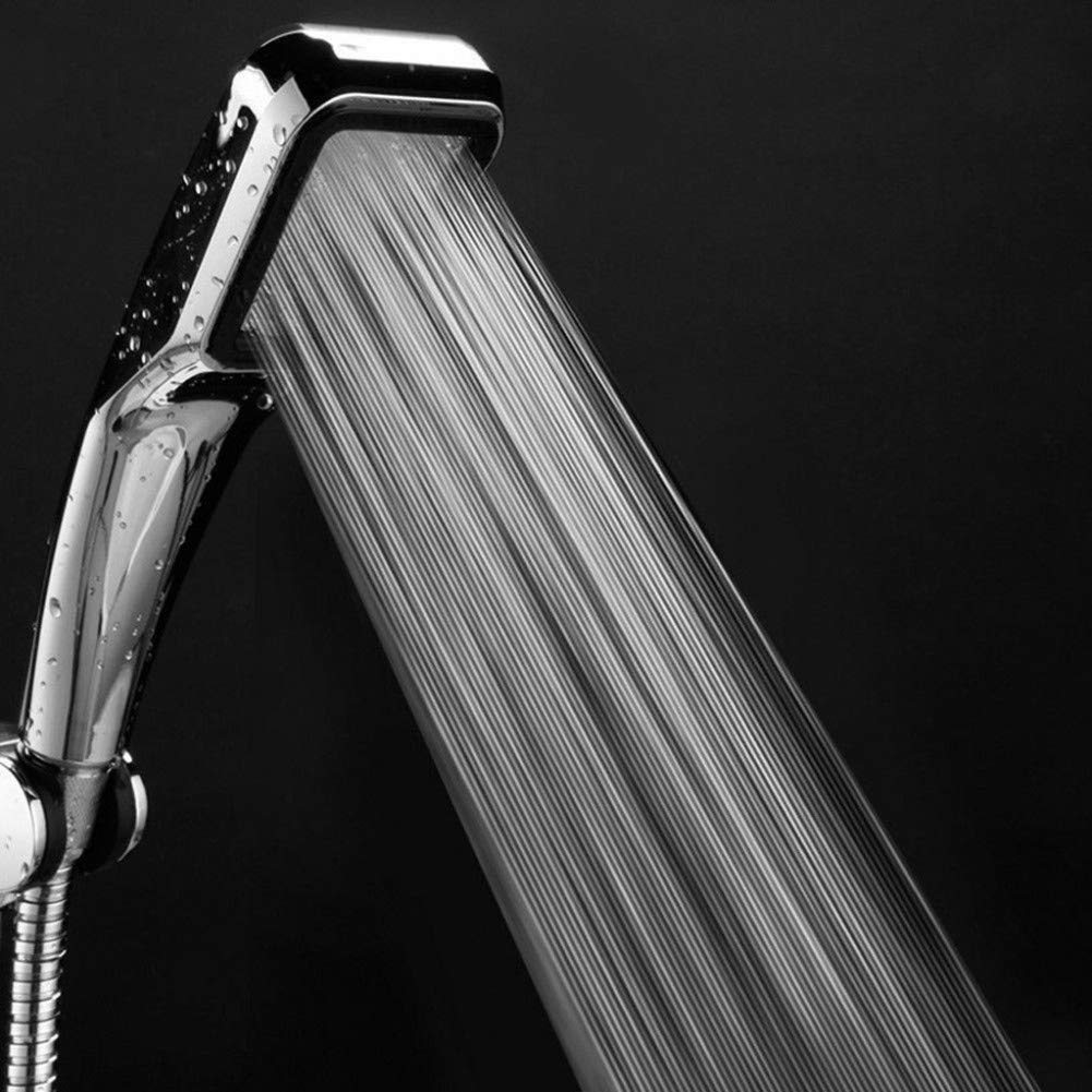 KXA High Pressure Hand Shower Head with 300 Holes - Powerful Water Saving Shower Spray for Home & Hotel Use - Universal Fit for Most Water Heaters - Perfect for Relaxing Baths and Water Conservation