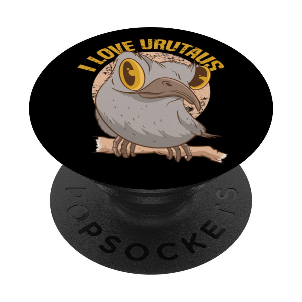 Urutau Potoo Phone Grip & Stand - PopSockets-Compatible Holder for iPhone, Samsung, Tablets - Perfect for Gaming, Selfies, and Hands-Free Viewing