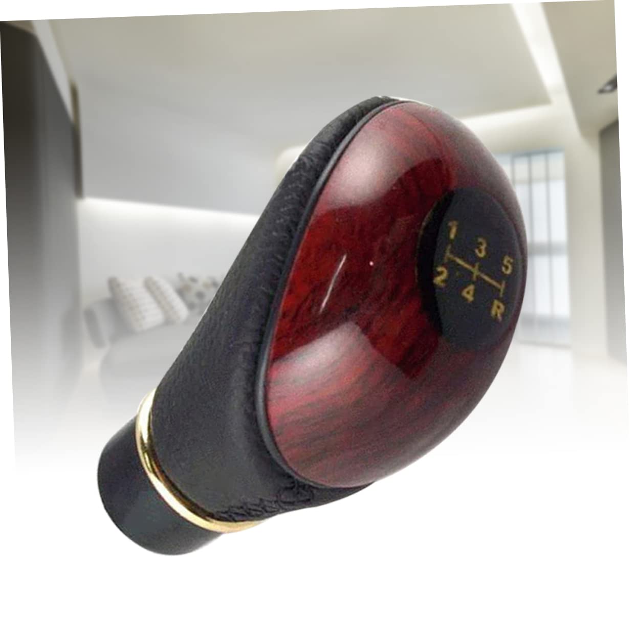 Gatuida 5-Speed Manual Gear Shift Knob - Universal Car Gear Stick Knob Replacement for Smooth Shifting | Perfect for Racing, Daily Driving & Car Interior Upgrades