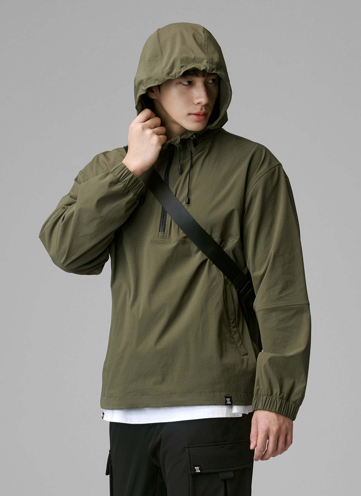 Rush Tension Hoodie Anorak Jacket - Lightweight Water-Resistant Pullover for Men & Women | Perfect for Hiking, Running & Outdoor Adventures