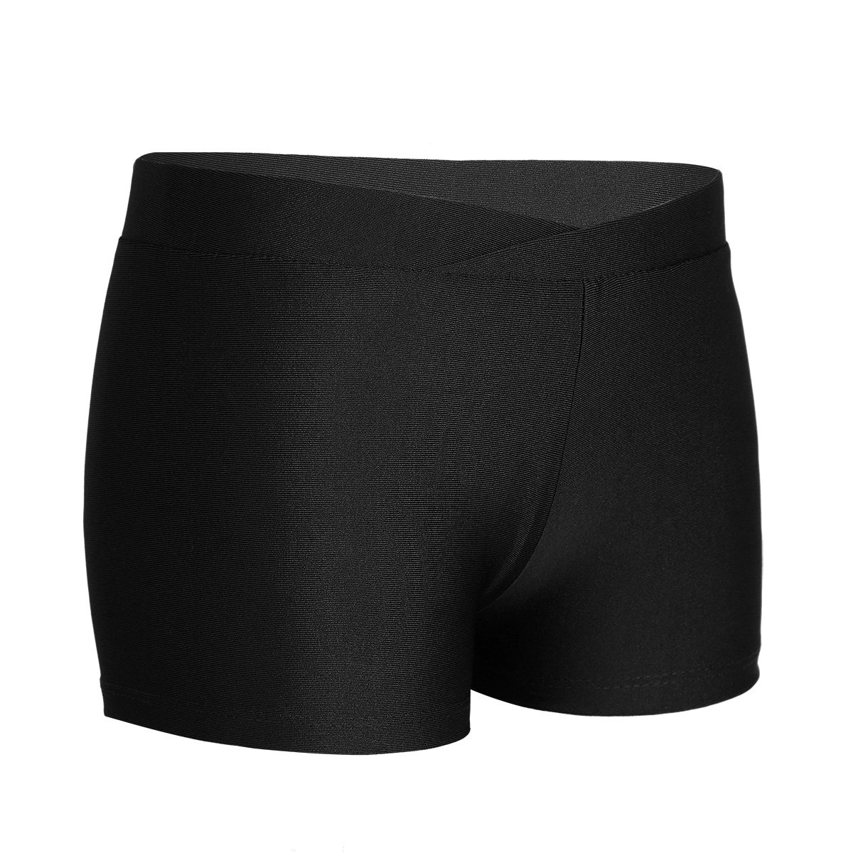 Girls Gymnastics Shorts - Stretchy Ballet Dance Athletic Shorts for Kids - Comfortable Tumbling Bottoms for Training, Practice & Performance