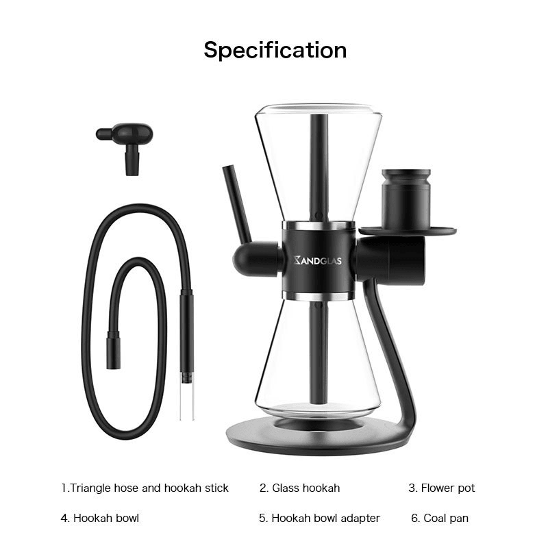 Mingvape Sandglas Rotating Gravity Bong - 360° Rotating Dual Use Water Bong for Smooth Smoking | Perfect for Home Use, Parties & Outdoor Adventures