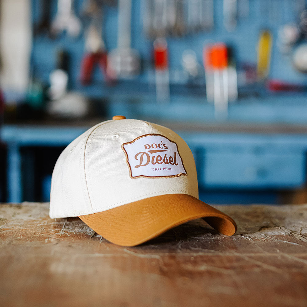 Doc's Diesel Clean Slate Hat - Premium Trucker Cap for Men & Women - Adjustable Snapback for Work & Outdoor Activities - Perfect for Trucking, Camping, and Casual Wear