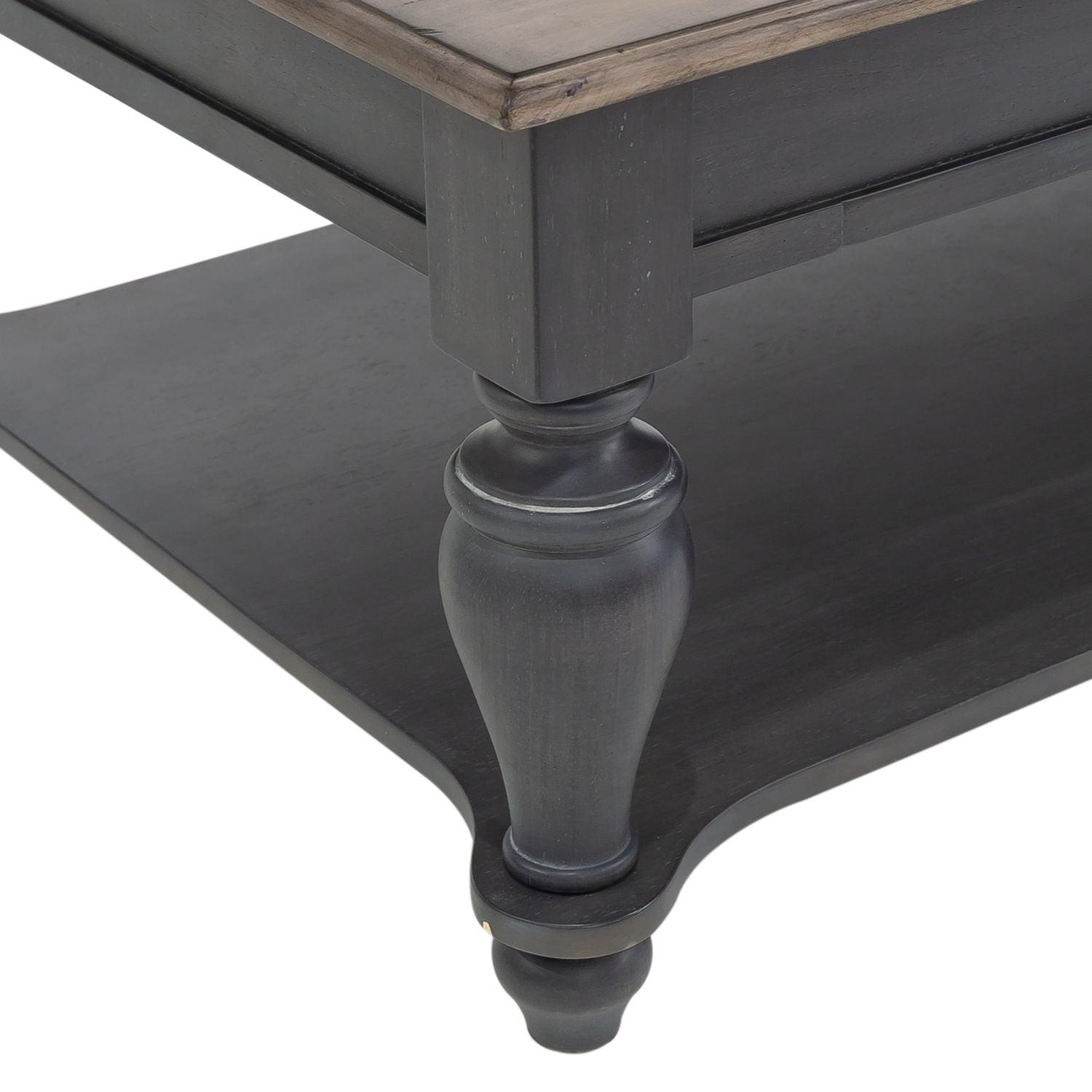 Ocean Isle Cocktail Table 303G OT1010 - Modern Glass Top Coffee Table for Living Room, Patio & Outdoor Decor - Perfect for Entertaining Guests & Relaxing