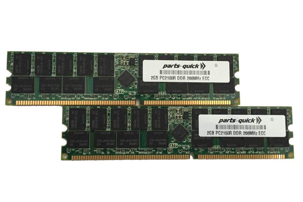 4GB Kit (2x2GB) PC2100 DDR DIMM Memory for Tyan Transport TX46 (B4881/B4882) Computers - PARTS-QUICK Brand - Server & Workstation RAM Upgrade Solution
