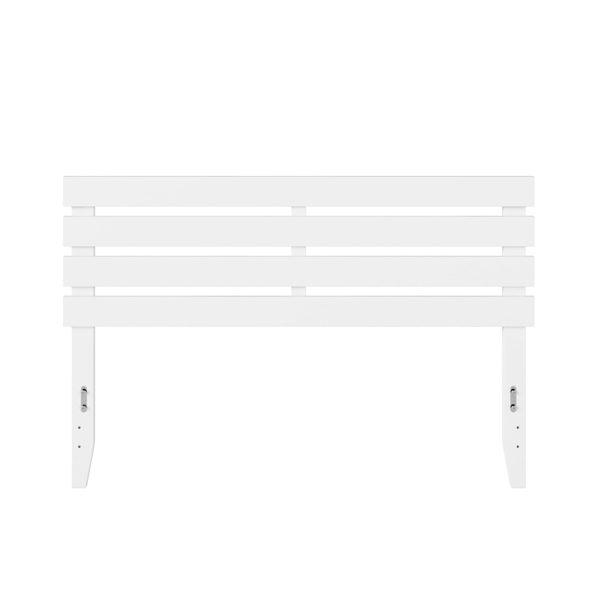 AFI Oxford Queen Headboard with USB Charger - White Upholstered Bed Frame for Master Bedroom, Guest Room & Dorm - Easy Installation & Modern Design