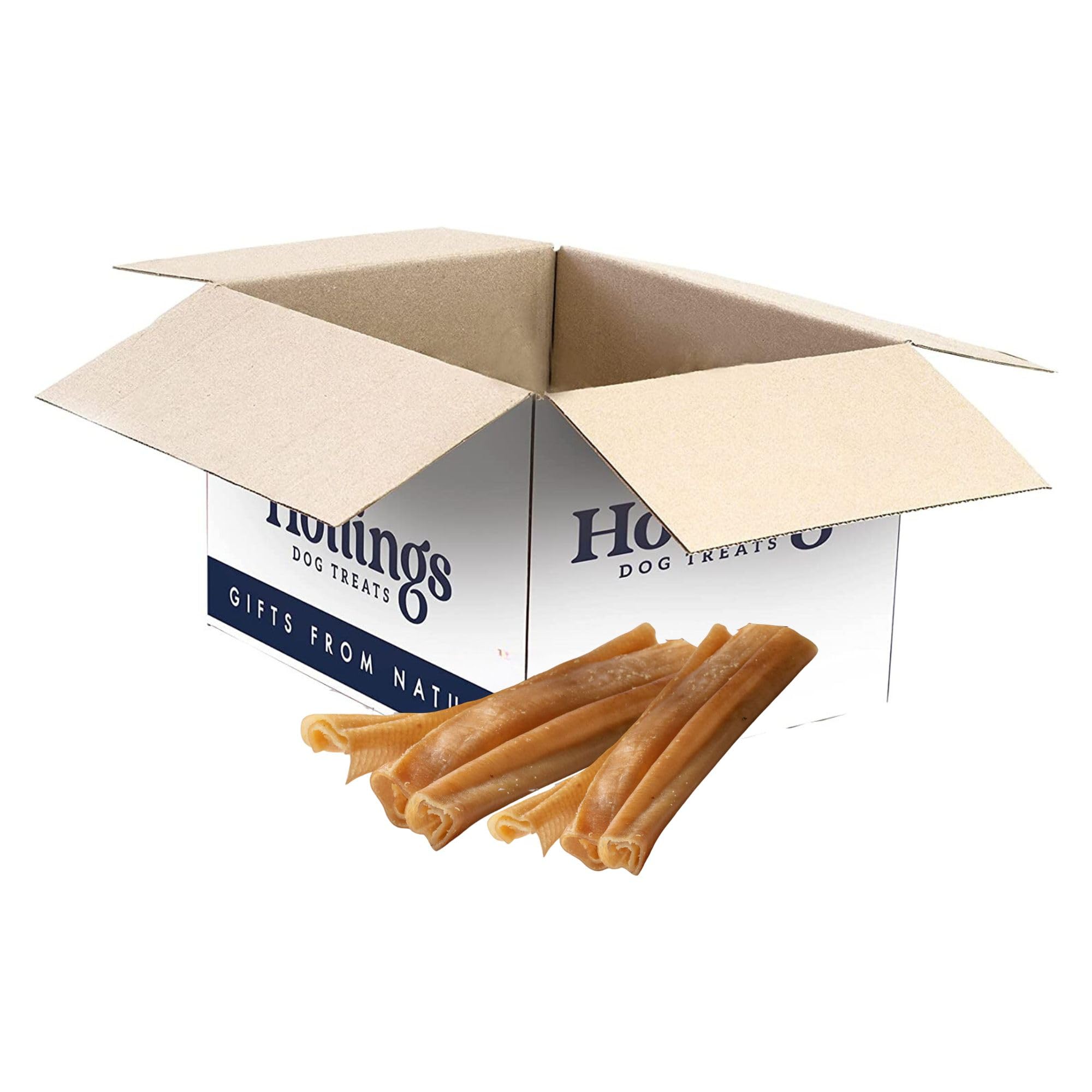 Hollings Pork Rolls 100% Natural Air-Dried Dog Treats - Grain Free, High Protein Long-Lasting Chews for Adult Dogs (30 Count) - Perfect for Training, Rewards & Dental Health
