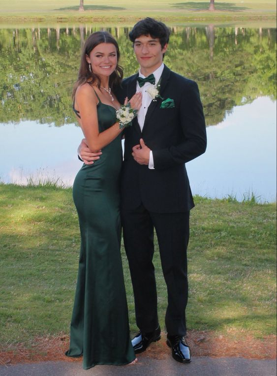 Elegant Mermaid Dark Green Backless Long Prom Dress J5074 - Formal Evening Gown for Homecoming, Ball, Wedding & Special Occasions