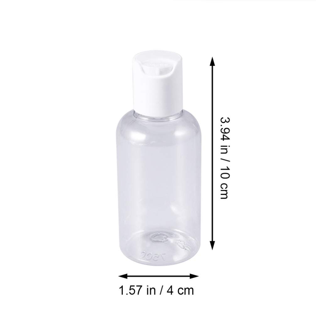 15PCS Clear Travel Bottles Set - Refillable Leak-Proof Cosmetic Containers for Shampoo, Lotion & Toiletries | Perfect for Air Travel, Gym & Vacation
