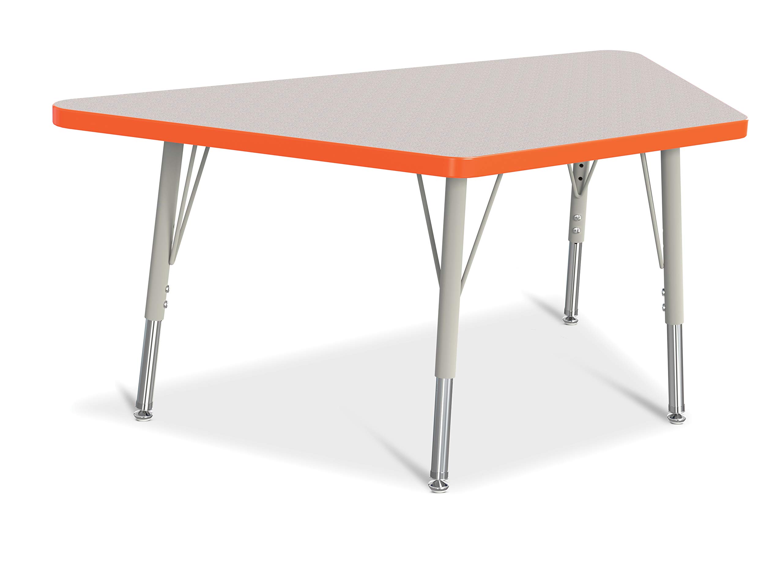 Jonti-Craft Berries 6438JCE114 Adjustable Height Trapezoid Activity Table - 24