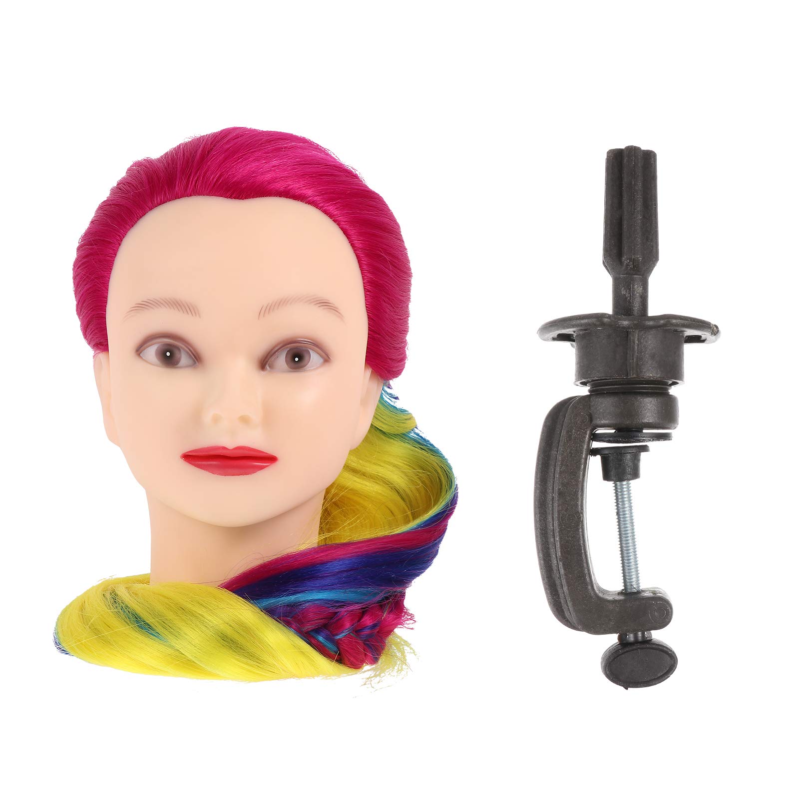 Professional Mannequin Head for Hair Styling Training - Cosmetology Practice Head with Realistic Hair for Salon Students & Barbers | Perfect for Cutting, Coloring & Styling Practice