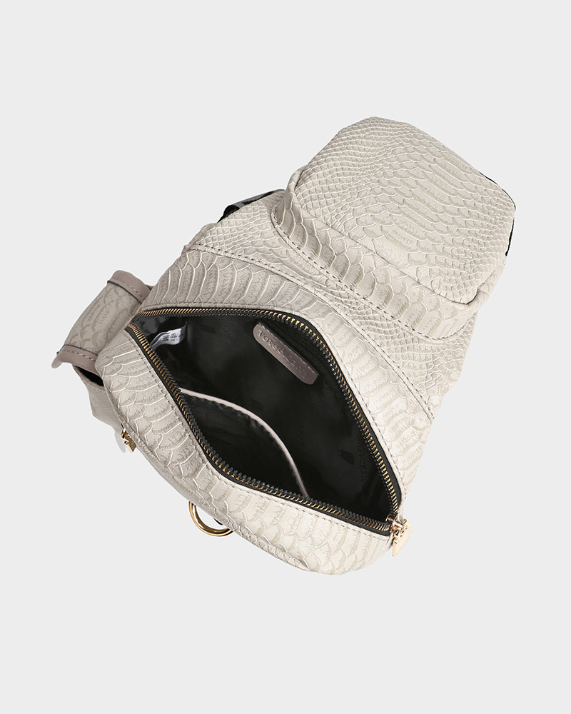Apollo 1 Tear Drop Crossbody Bag in Grey - Stylish & Compact Shoulder Purse for Women, Perfect for Travel, Shopping & Everyday Use