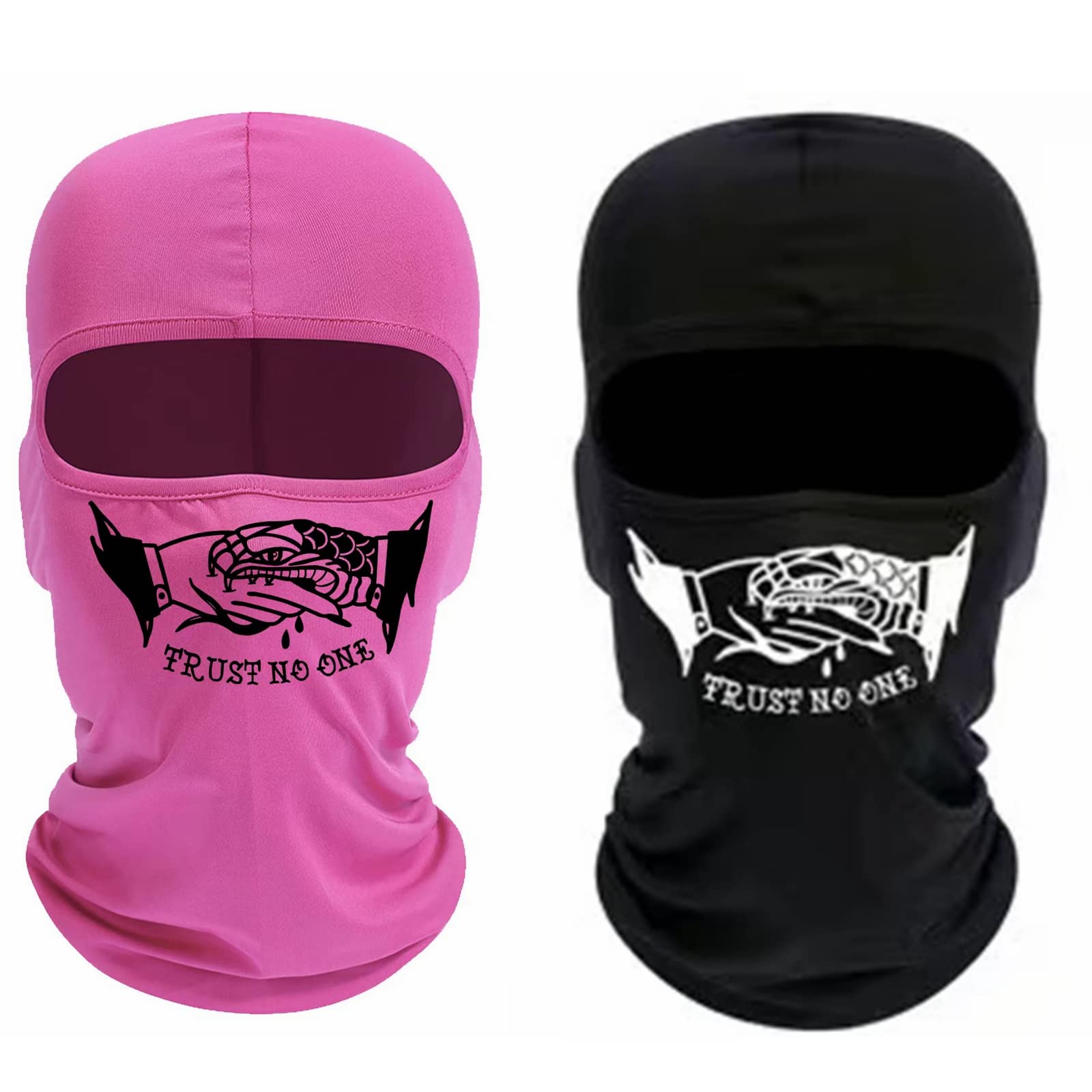 RichLuner 2 Pack Balaclava Face Mask - Windproof Ski Mask with UV Protection for Men & Women - Perfect for Motorcycling, Skiing, Snowboarding & Outdoor Winter Sports