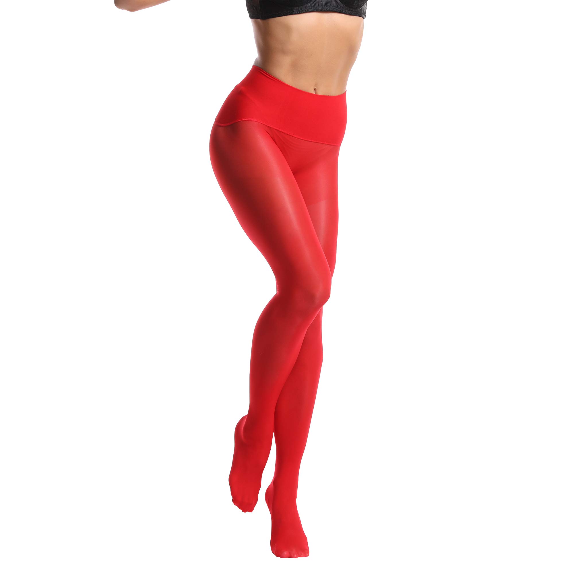 Frola Shiny Sheer Pantyhose for Women - 360° Seamless High Waist Tights with Smooth Finish | Perfect for Office, Parties & Everyday Wear