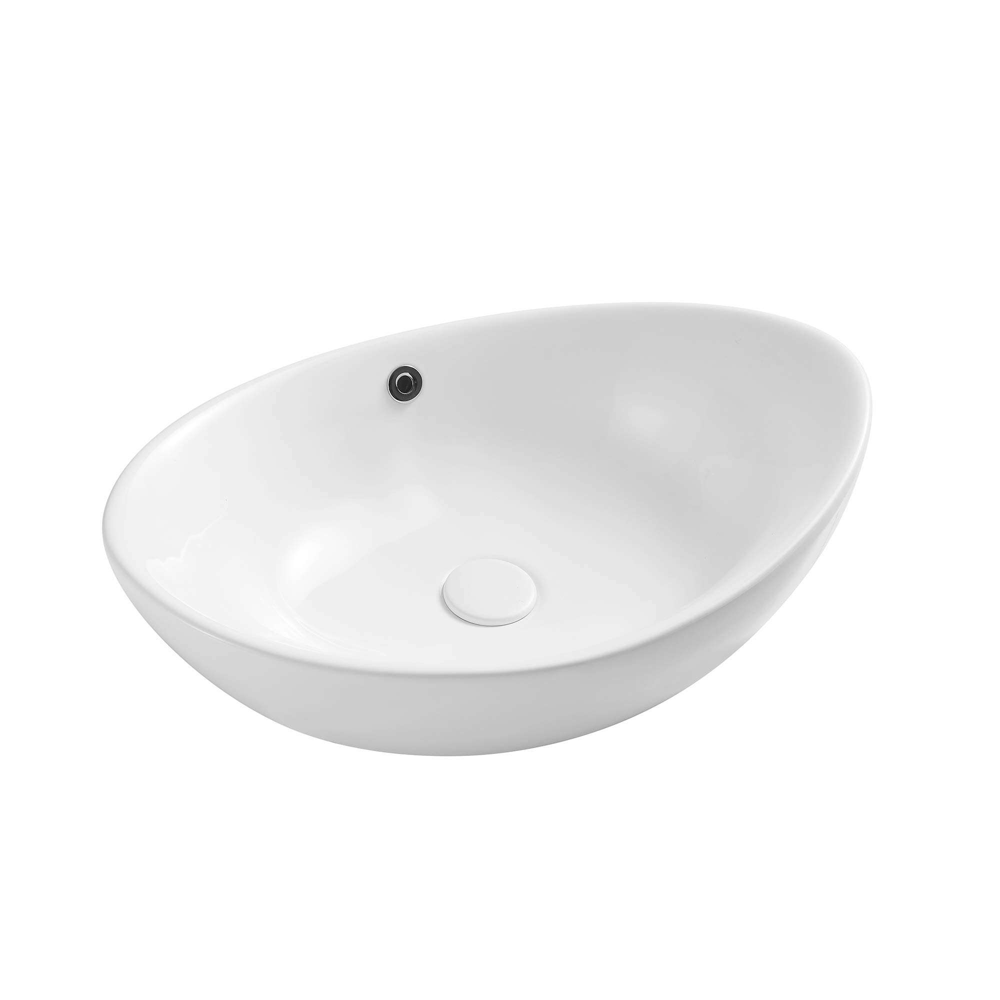Premium Oval Bathroom Vessel Sink - 23