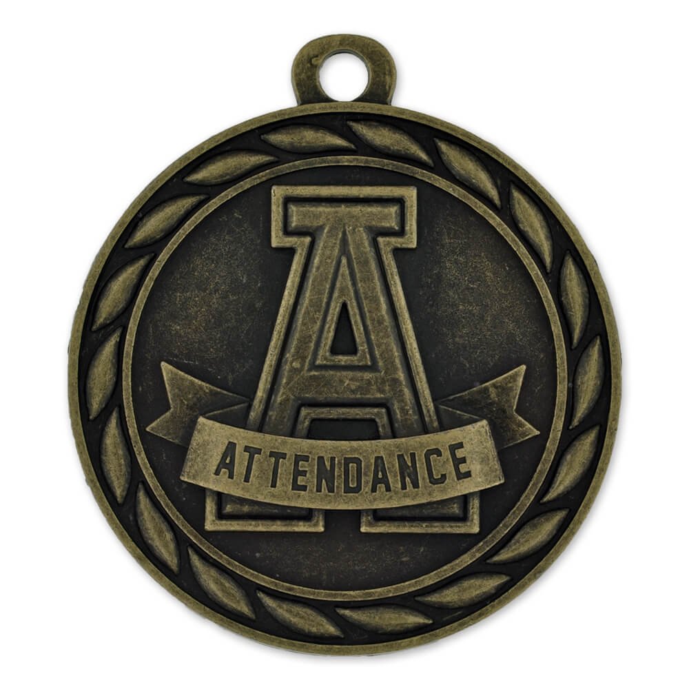 Gold School Award Medals - Single & Bulk Packs for Student Recognition, Sports Events & Academic Achievements