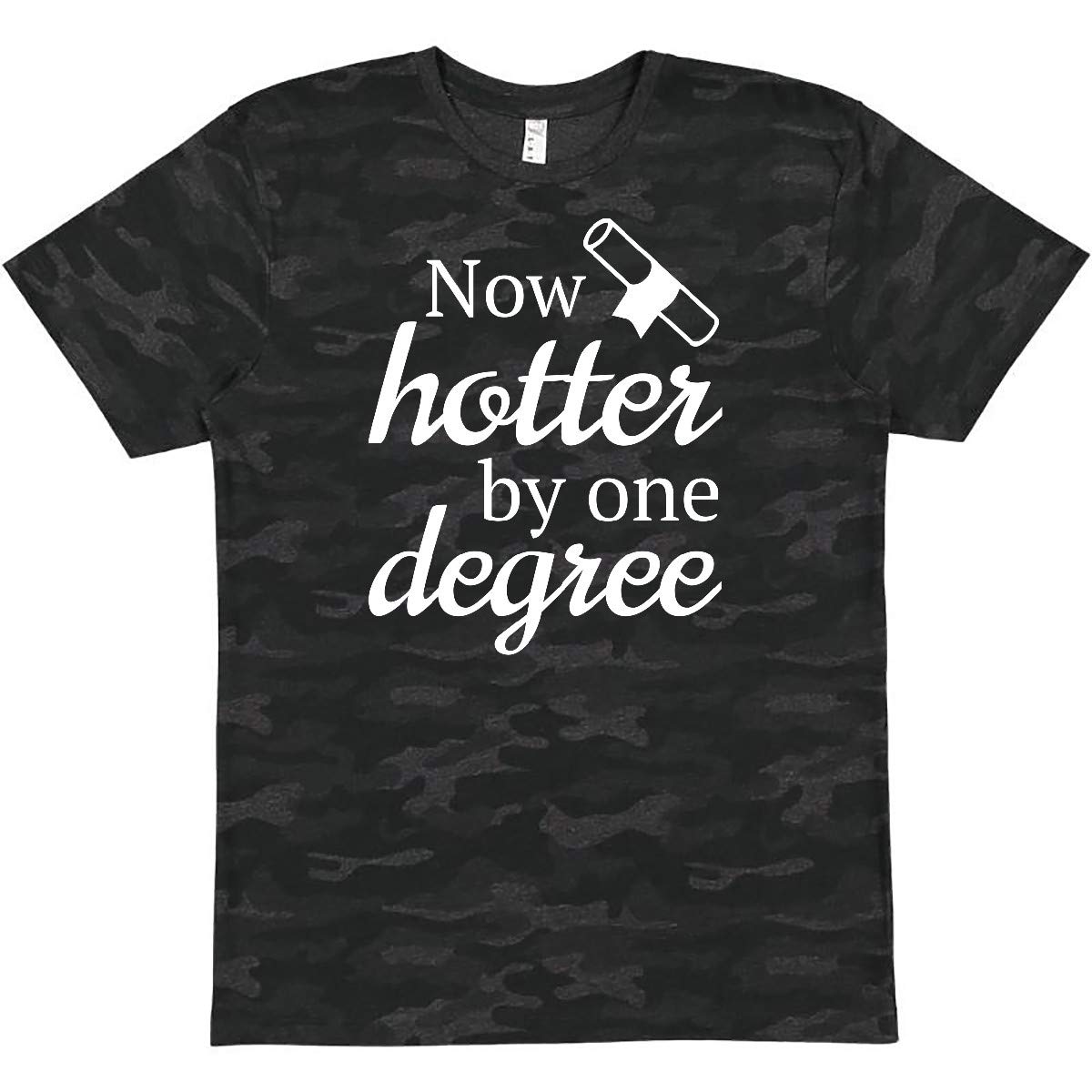 Inktastic Now Hotter by 1 Degree Graduation Gift T-Shirt - Funny College Graduation Present for Students - Perfect for Graduation Parties & Celebrations