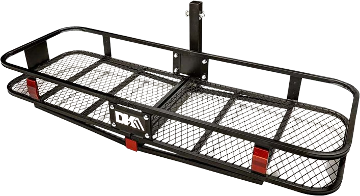 DK2 HCC602 500 lb Capacity Hitch Mount Cargo Carrier - Heavy Duty Steel Construction for 2-Inch Receiver - Perfect for Camping, Road Trips & Hauling Gear