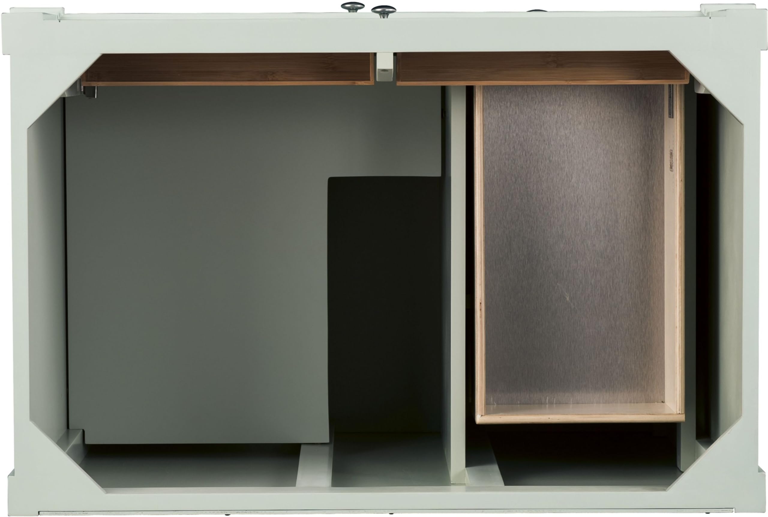 James Martin 650-V36-VBL Brittany 36 Inch Single Bathroom Vanity Set in Victory Blue - Perfect for Modern Master Bathrooms & Powder Rooms