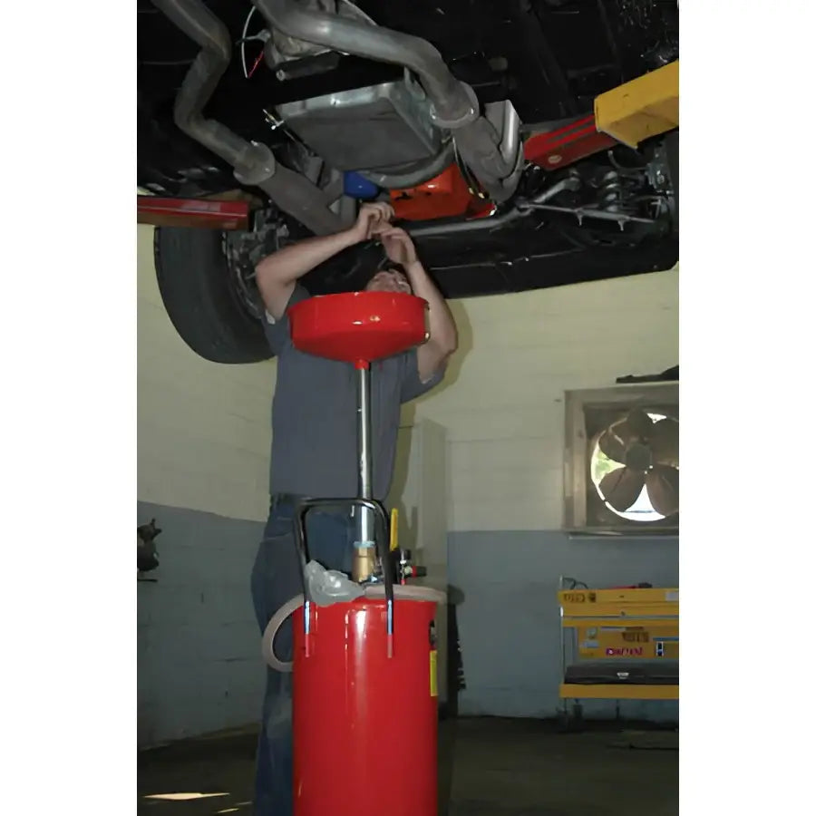 ATD 5200 18 Gallon Pressurized Oil Drain - Heavy Duty Oil Extractor for Automotive, Marine & Industrial Use - Fast & Easy Oil Changes for Cars, Trucks, Boats & Equipment