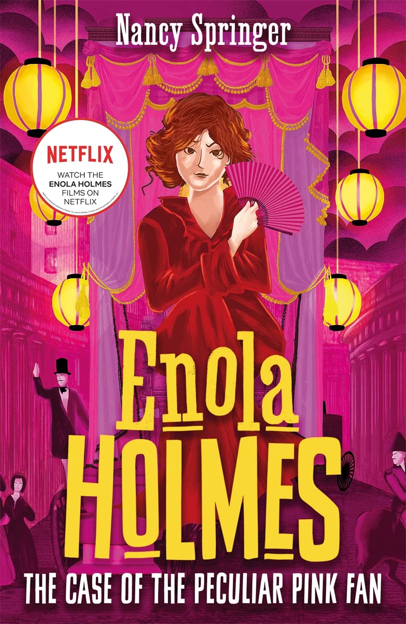 Enola Holmes 4: The Case of the Peculiar Pink Fan - Mystery Novel for Teens & Adults | Perfect for Book Clubs, Gifts & Sherlock Holmes Fans