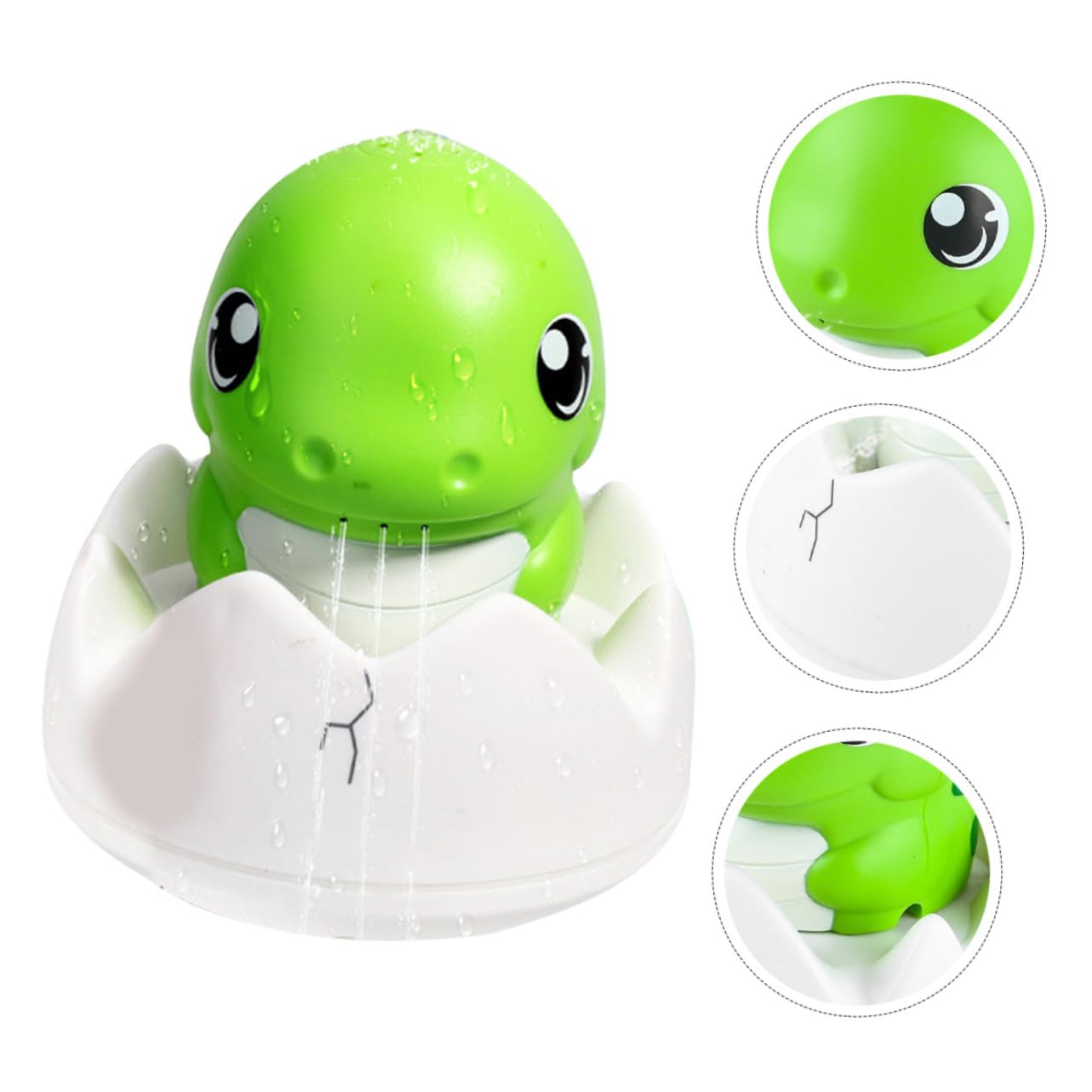 FAVOMOTO 2 Pack Dinosaur Bath Toys with LED Lights - Rechargeable 1200mAh Battery for Kids, Fun Bathtub Toys for Toddlers - Perfect for Bath Time Play, Sensory Development & Underwater Adventures