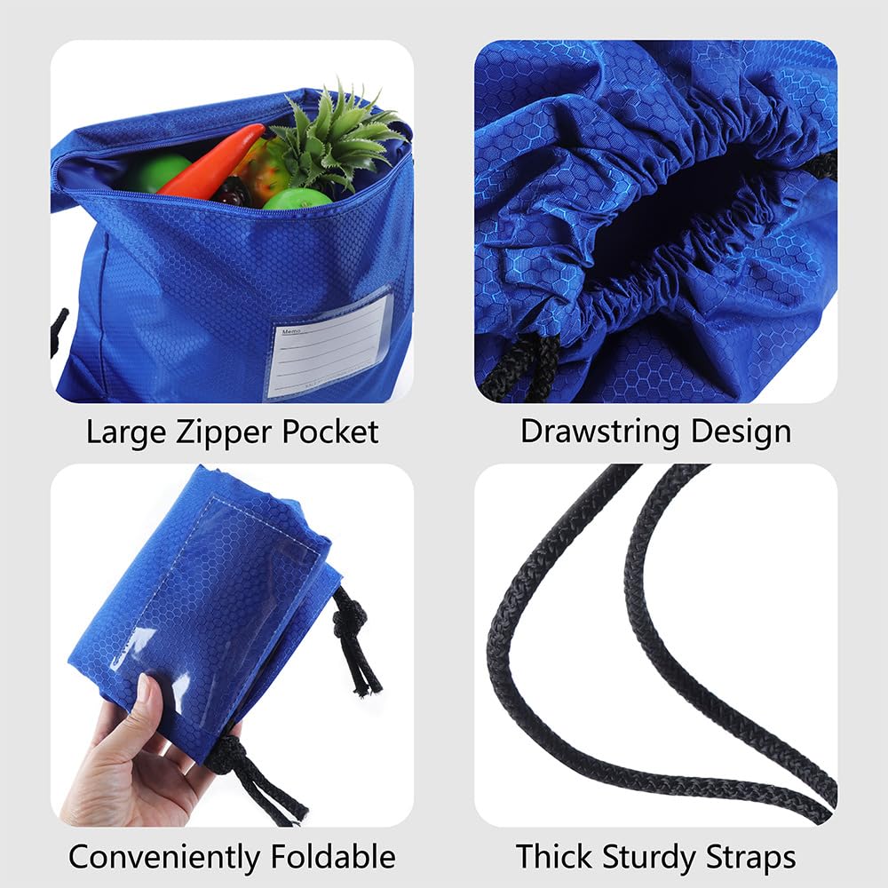 2-Pack Drawstring Backpack - Lightweight Gym Sports Travel Bag for Men & Women - Perfect for Yoga, Basketball, Football & Travel - Grey