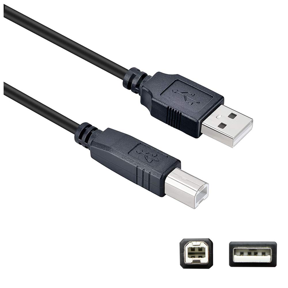 Premium USB 2.0 Printer Cable for HP Envy 6255 7155 7643 7855 - High-Speed Data Transfer & Reliable Connection for Home & Office Printing