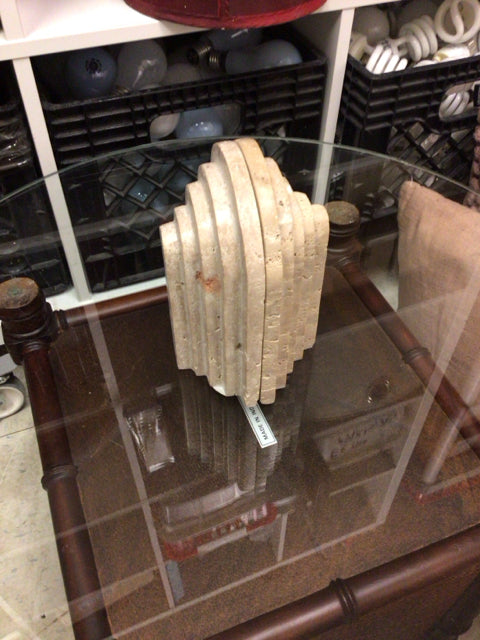 Pair of Bo Concepts Stone Arch Bookends - Elegant Book Organizer for Home Office, Library, and Shelf Decor