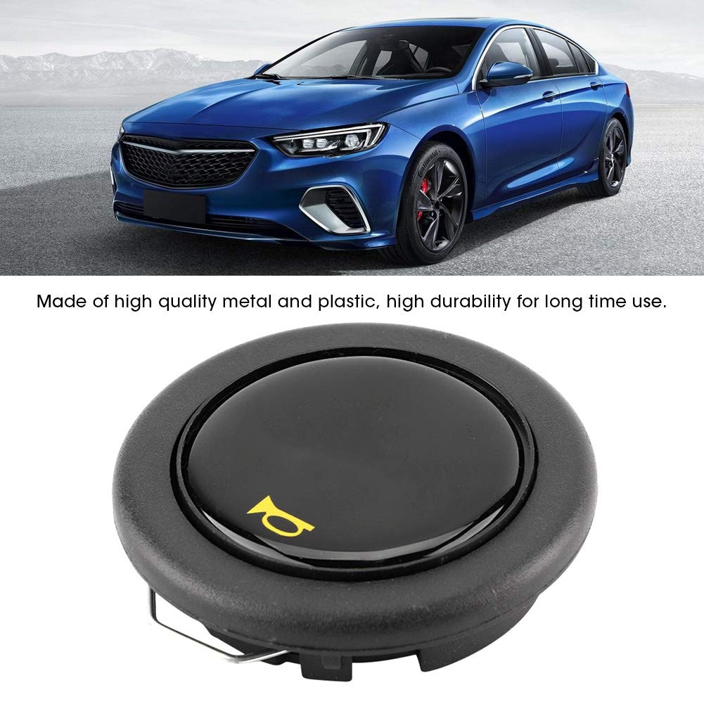 Universal Car Steering Wheel Horn Button - Easy Installation, Fits Most Vehicles | Upgrade Your Car Horn with Durable Steering Wheel Button for Safe Driving & Custom Modifications