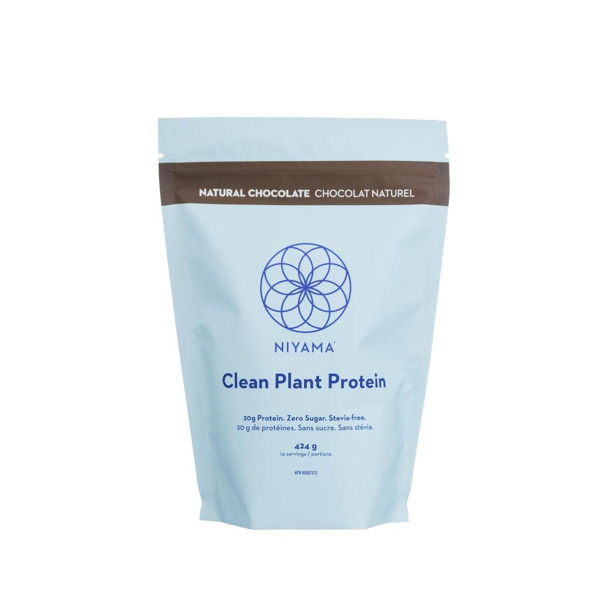 Organic Plant Protein Powder - Natural Chocolate Flavor | Vegan, Gluten-Free, Non-GMO | Perfect for Smoothies, Baking & Post-Workout Recovery