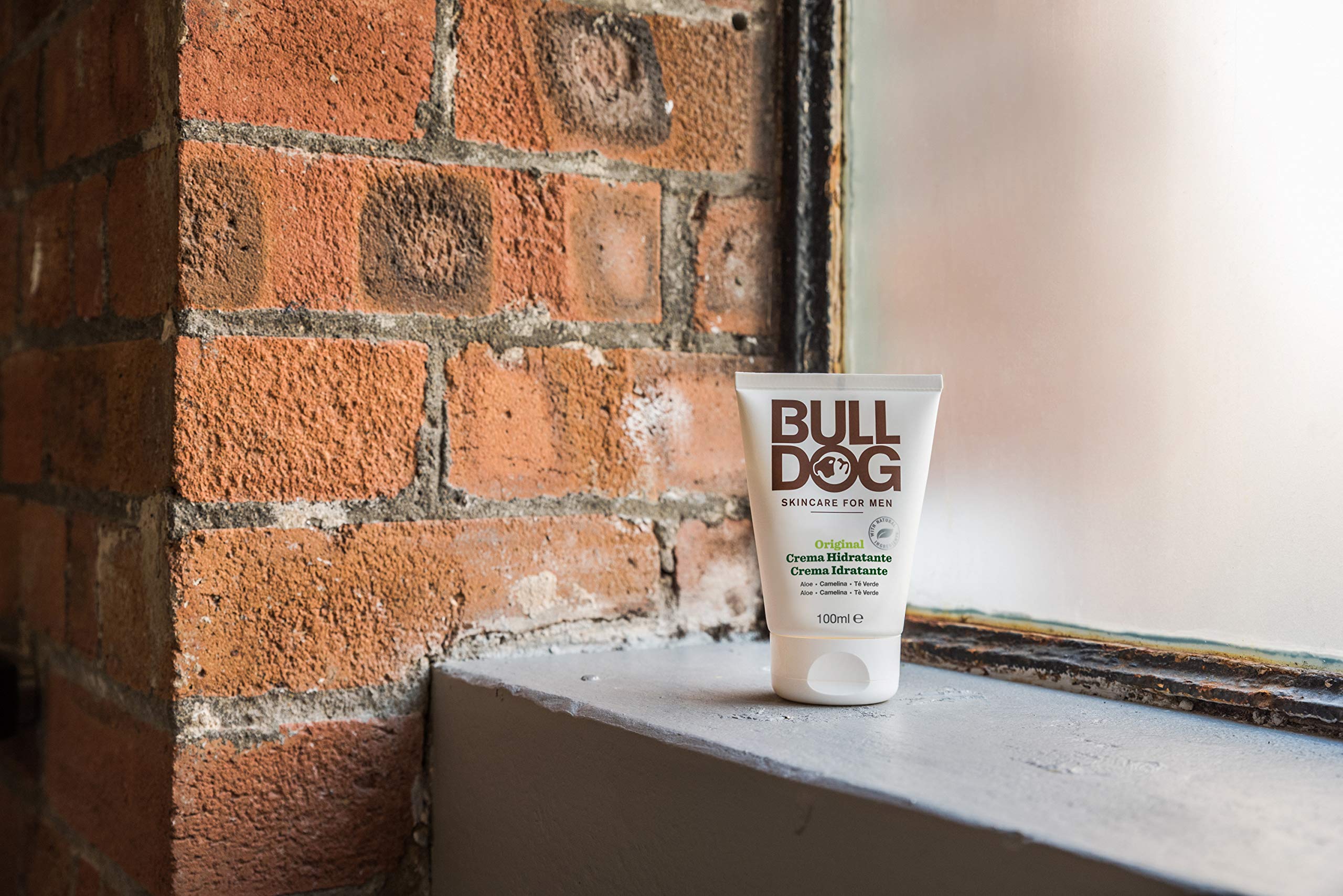 Bulldog Skincare Original Moisturizer 100ml - Hydrating Face Cream for Men with Natural Ingredients - BTSW-154100 - Perfect for Daily Skincare Routine & Sensitive Skin Care
