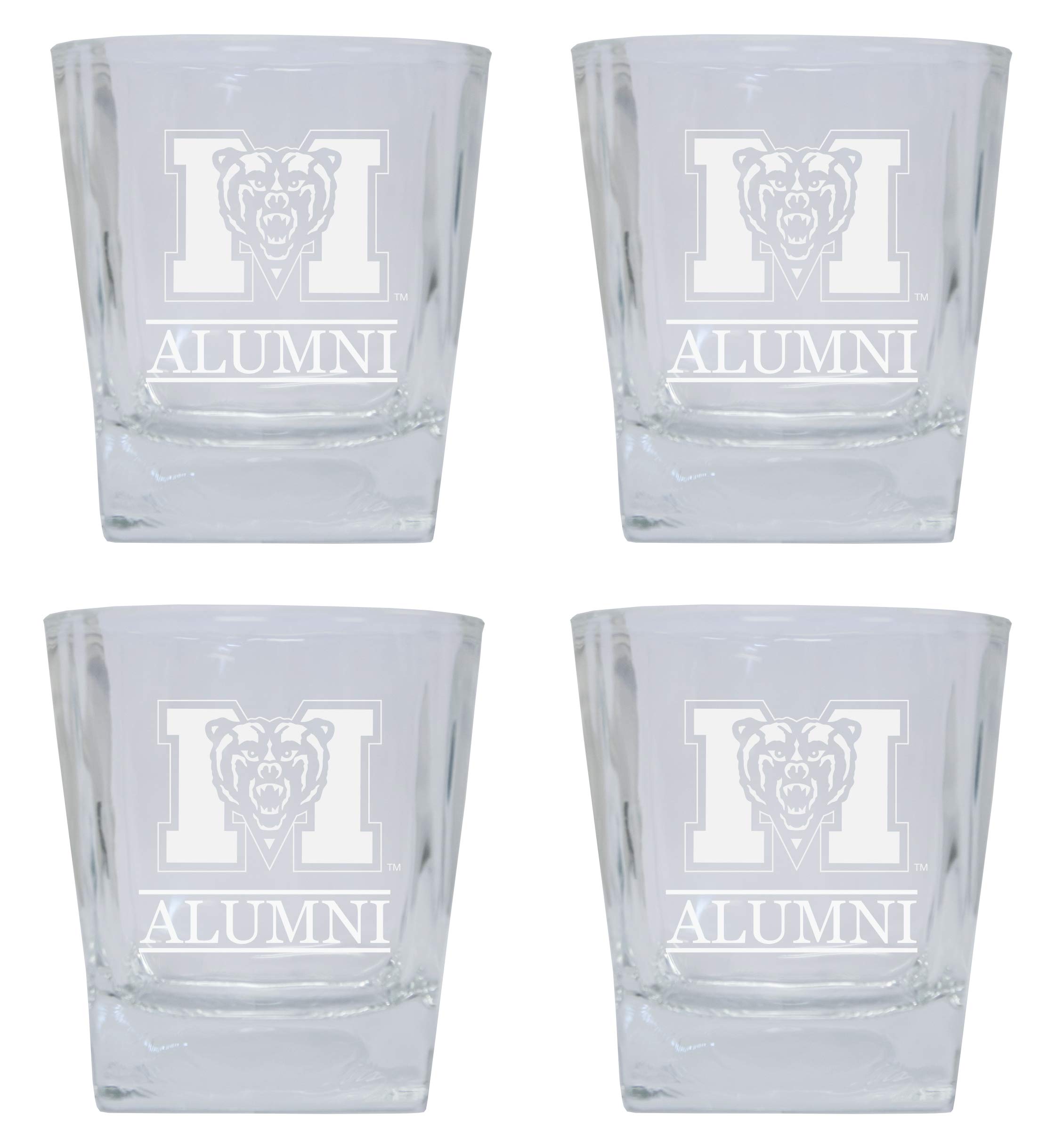 Official Mercer University Alumni 5 oz Shot Glass Set - 4-Pack Etched Tumbler with Collegiate Logo - Perfect for Graduation Gifts, Game Day Parties & Alumni Reunions