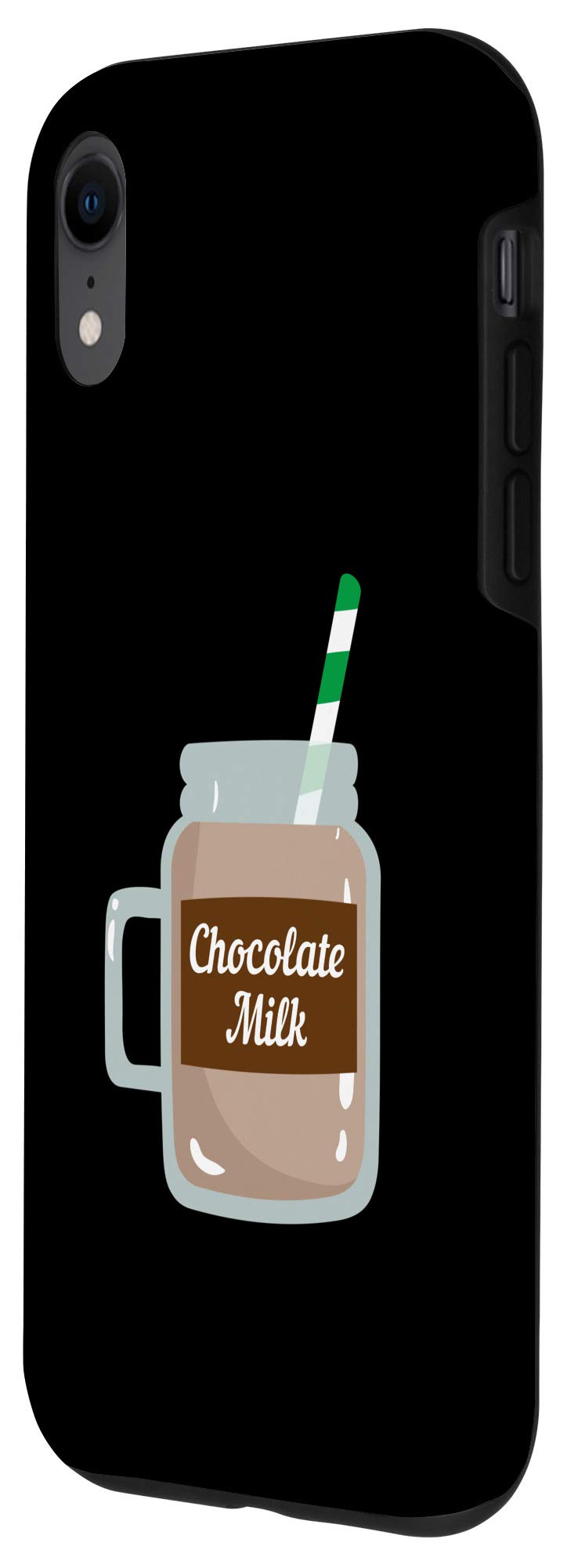 iPhone XR Case - Chocolate Milk Cute Dairy Lovers Funny Gift Phone Cover for Women & Girls - Perfect for Daily Use, Work, School & Travel
